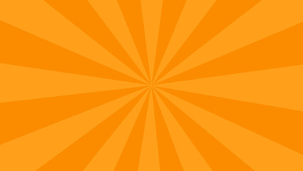 カラフルな集中線の背景イラスト