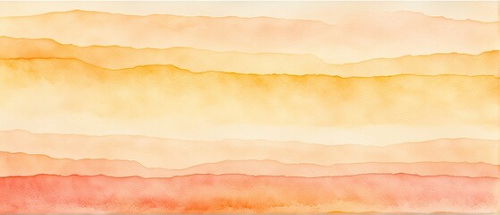 Obraz premium Watercolor Sunset Abstract