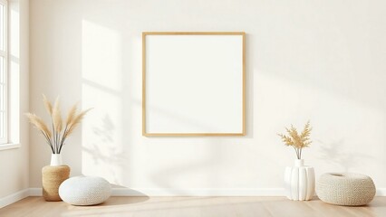 room with window and wall