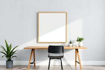 Fototapeta premium interior with table and chairs