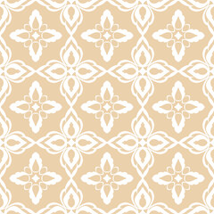 Fototapeta premium Flower Pattern Ethnic Geometric native tribal boho motif aztec textile fabric carpet mandalas African