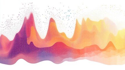 Obraz premium Abstract Colorful Wave Pattern for Background Design