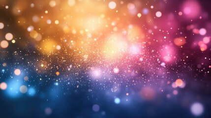 Obraz premium Particle symphony in abstract hues.