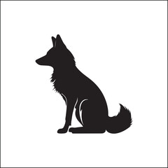 fox in the woods,animal, dog, cartoon, vector, illustration, fox
