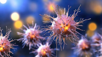 Obraz premium Light-activated photodynamic therapy for non-invasive treatment of skin conditions and cancerous lesions