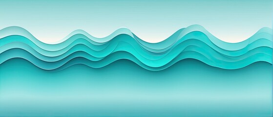 Fototapeta premium Abstract Ocean Waves
