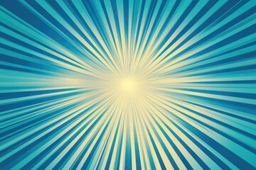Obraz premium Blue Yellow Sunburst Background