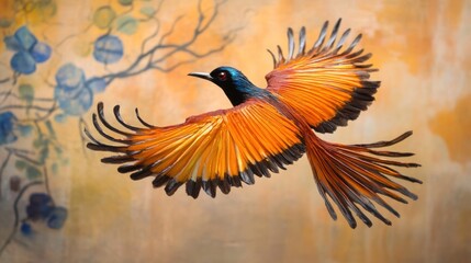 Obraz premium A Bird In Flight