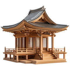 Fototapeta premium Elegant Traditional Wooden Pavilion Design