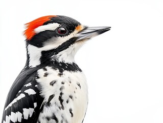 Obraz premium Woodpecker isolated on white background