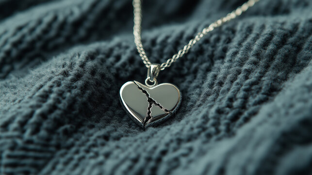 Xxxtentacion broken heart necklace online