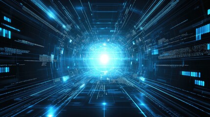 Obraz premium Technological abstract concept backgrounds