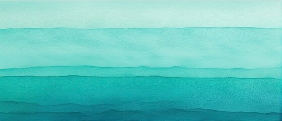Fototapeta premium Abstract Watercolor Ocean