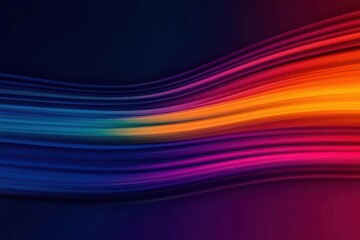 Vibrant abstract wave design on a dark background.