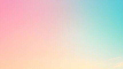 A soft gradient blend of pastel colors transitioning from pink to blue, evoking a serene and calming atmosphere.