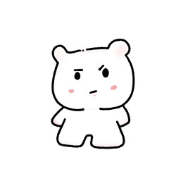 Naklejka premium Cartoon characters