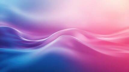 Fototapeta premium Abstract wave background in soft pink and blue tones for digital art and design