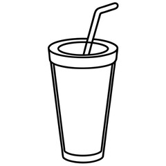 dairy drink outline coloring book page line art drawing