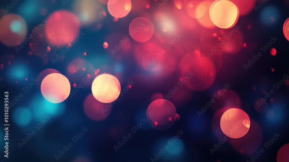 Poster Abstract bokeh patterns dynamic wallpapers