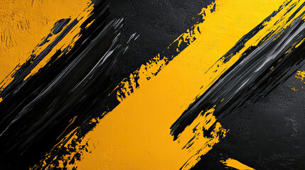 Modern background texture black yellow grunge brush strokes. yellow grunge dot