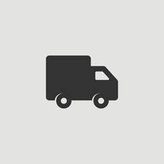 Vector Simple Isolated Truck Icon