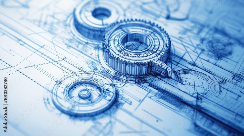 Poster Technical blueprints in abstract innovation