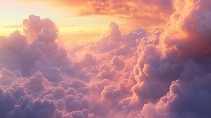 Steam forms fluffy clouds in a gradient sky, capturing nature's beauty in a magical scene.