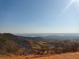 rainbow over the mountains