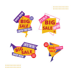 salebanner13Vector combo offer promotional banner mega offers labels and business sale banner