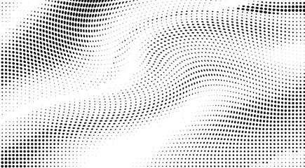 Light gradient halftone dots grunge wide background

