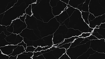 Black Marble Texture with White Veins   Seamless Pattern Background