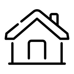 home Line Icon