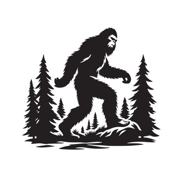 plantilla de sasquatch
