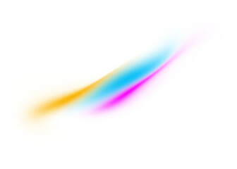 Modern abstract rainbow wave transparent background. Dynamic rainbow flowing wave lines shape