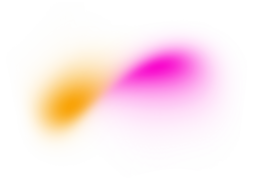 Blurry gradient shape on transparent background