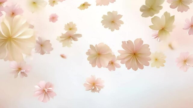 motion graphics pack delicate animated overlays raining flower blossoms perfect adding natural beauty elegant touch video projects blossom floral overlay element lyric looped colourful