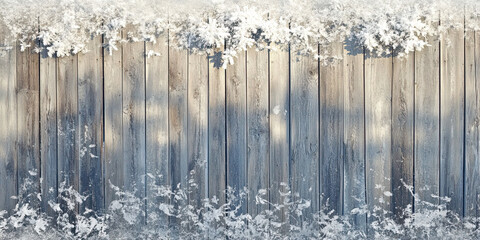 Winter wood panel fence texture pattern grain, wooden background graphic resource, timbre rough woody brown rustic backdrop, frost

