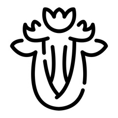 celery Line Icon