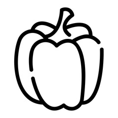 paprika Line Icon
