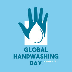 Global Handwashing Day. October 15.