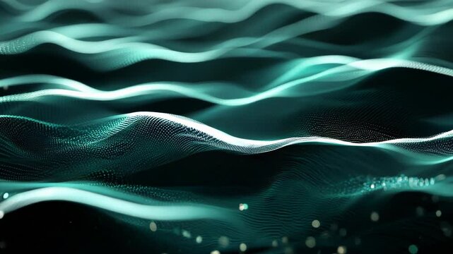 Undulating ceramic surface with fractal patterns in forest green and bronze. Jagged landscape with hammered grooves reflecting diffused light. 