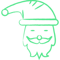 Christmas, New Year Vector Icon element, Isolated white background