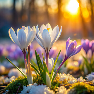 spring crocus flowers. crocus, flower, spring, nature, purple, plant, garden, flowers, blossom, bloom, violet, beauty, macro, petal, season, floral, closeup, saffron, flora, grass, leaf, close-up, bea