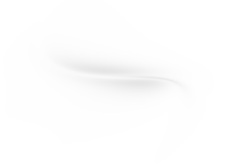 Abstract white gradient wave on transparent background. Dynamic white gradient wave design element.