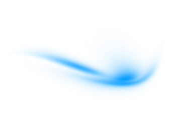 Modern abstract glowing wave transparent background. Dynamic blue flowing wave lines design element