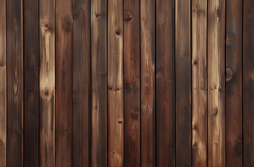 Fototapeta premium Richly textured dark wood planks with natural grain, ideal for vintage backgrounds