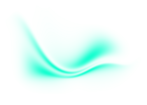 Abstract blue gradient wave transparent background. Dynamic blue flowing wave lines design element