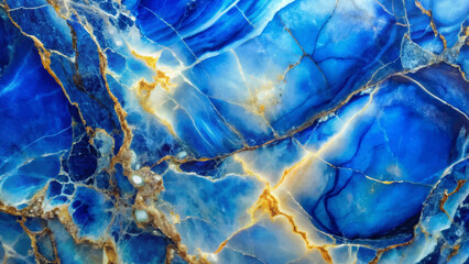Blue Sapphire abstract marble texture background