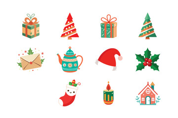 Christmas icons bundle 