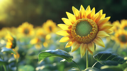 A close-up of a sunflower following the sun, symbolizing the pursuit of inspiration.